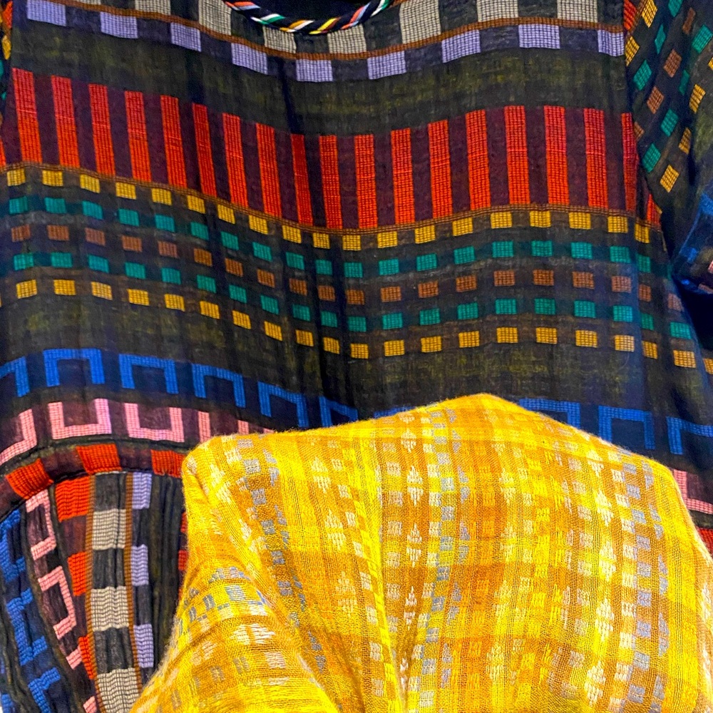 Ace and Jig Camille dress in Fiesta fabric.